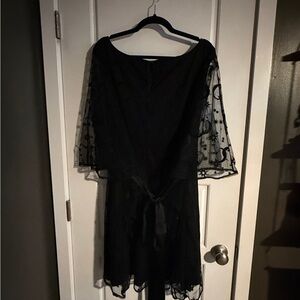 Elegant Black Lace Dress